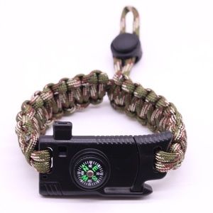 Multifunctional survival bracelet camping mountaineering adventure survival